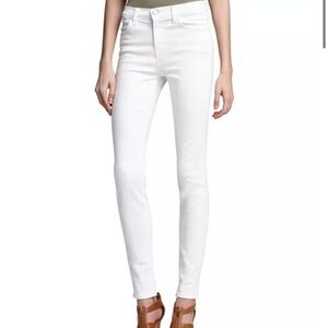 J Brand White Skinny Jeans